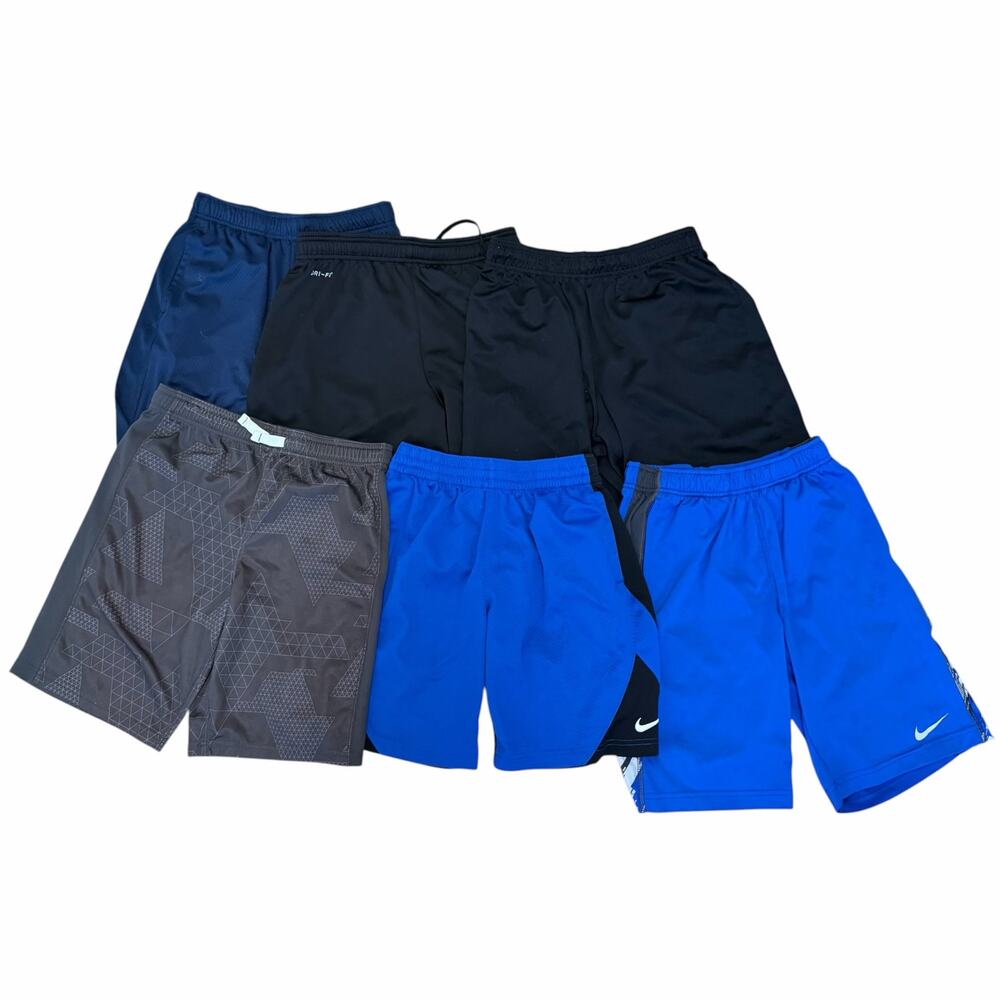 Lot of 6 Nike Basketball Shorts Sz M Boys